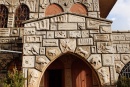 Carvings on a door arch of a house in the Mount Lebanon Governorate